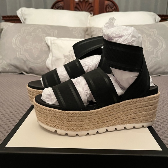 J/SLIDES Platform elastic sandals - Picture 2 of 8